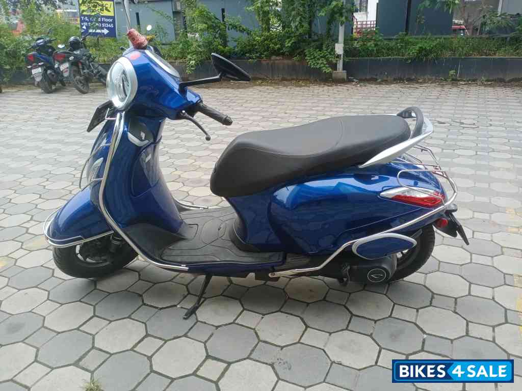 Blue Bajaj Chetak Premium