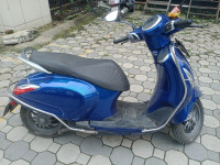 Blue Bajaj Chetak Premium