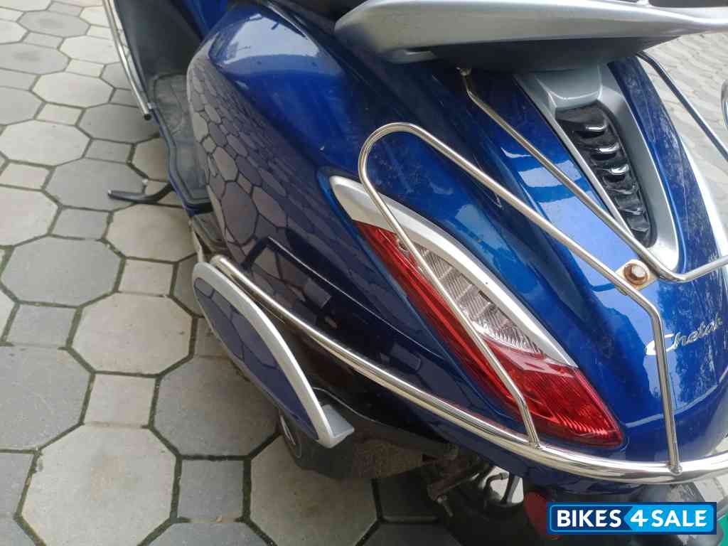 Blue Bajaj Chetak Premium