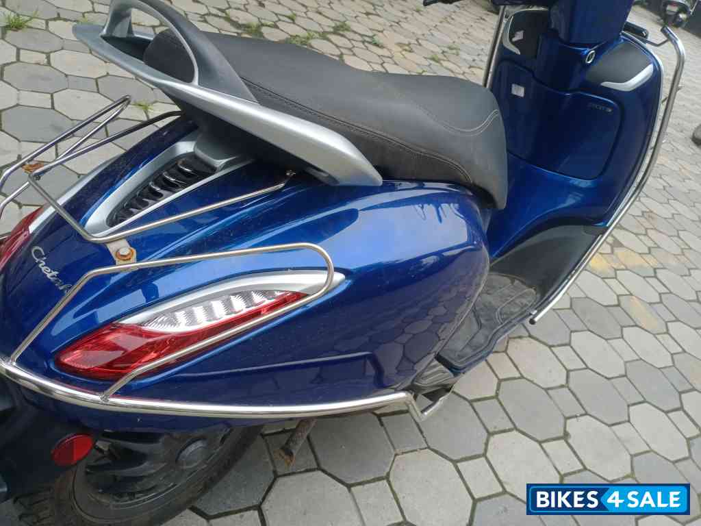 Blue Bajaj Chetak Premium