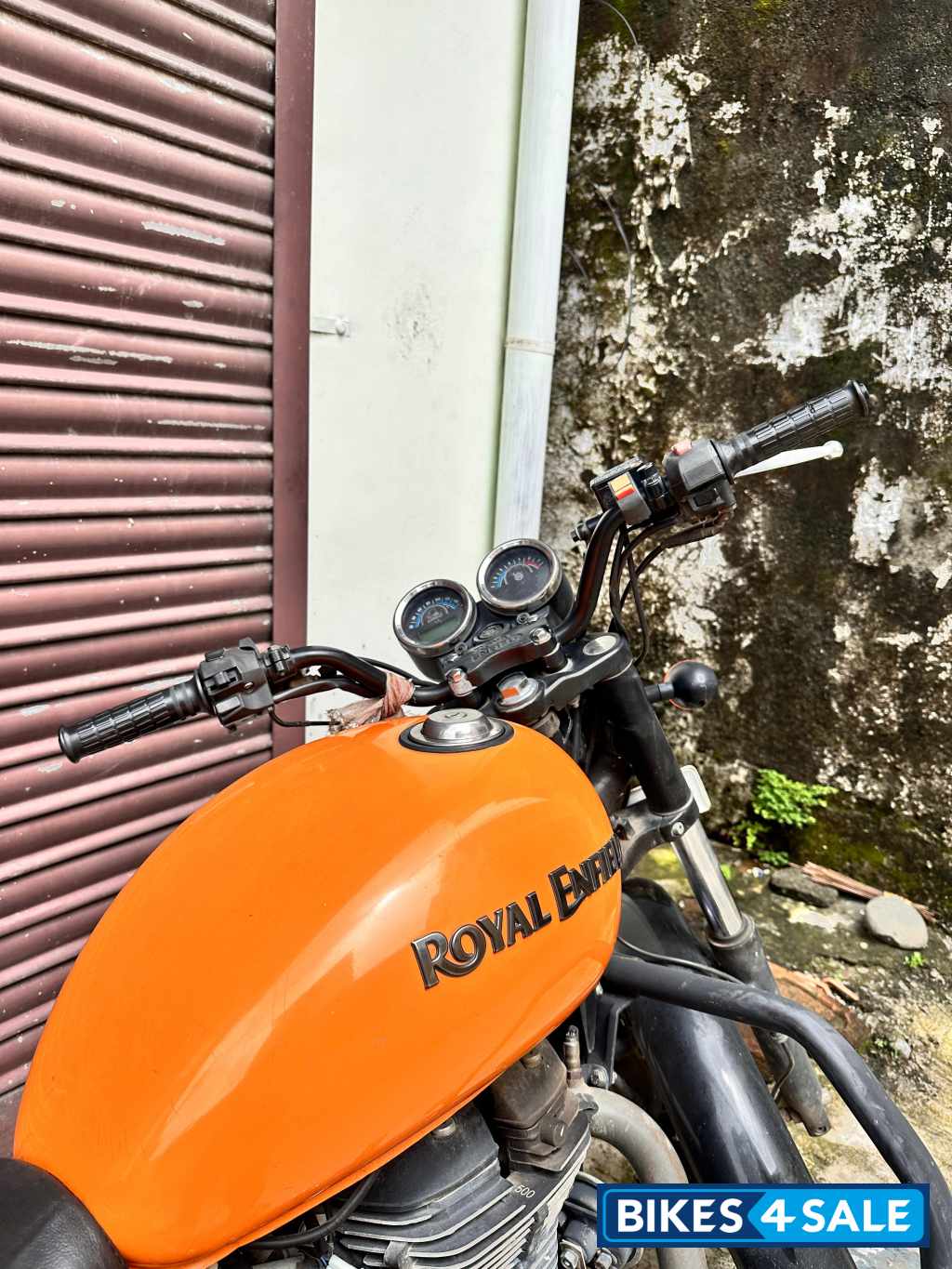 Orange Royal Enfield Thunderbird X 500