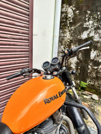 Orange Royal Enfield Thunderbird X 500