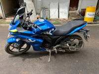 Blue Suzuki Gixxer 150