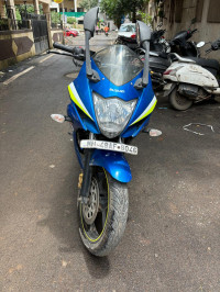 Blue Suzuki Gixxer 150