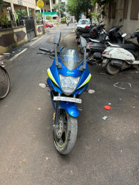 Blue Suzuki Gixxer 150