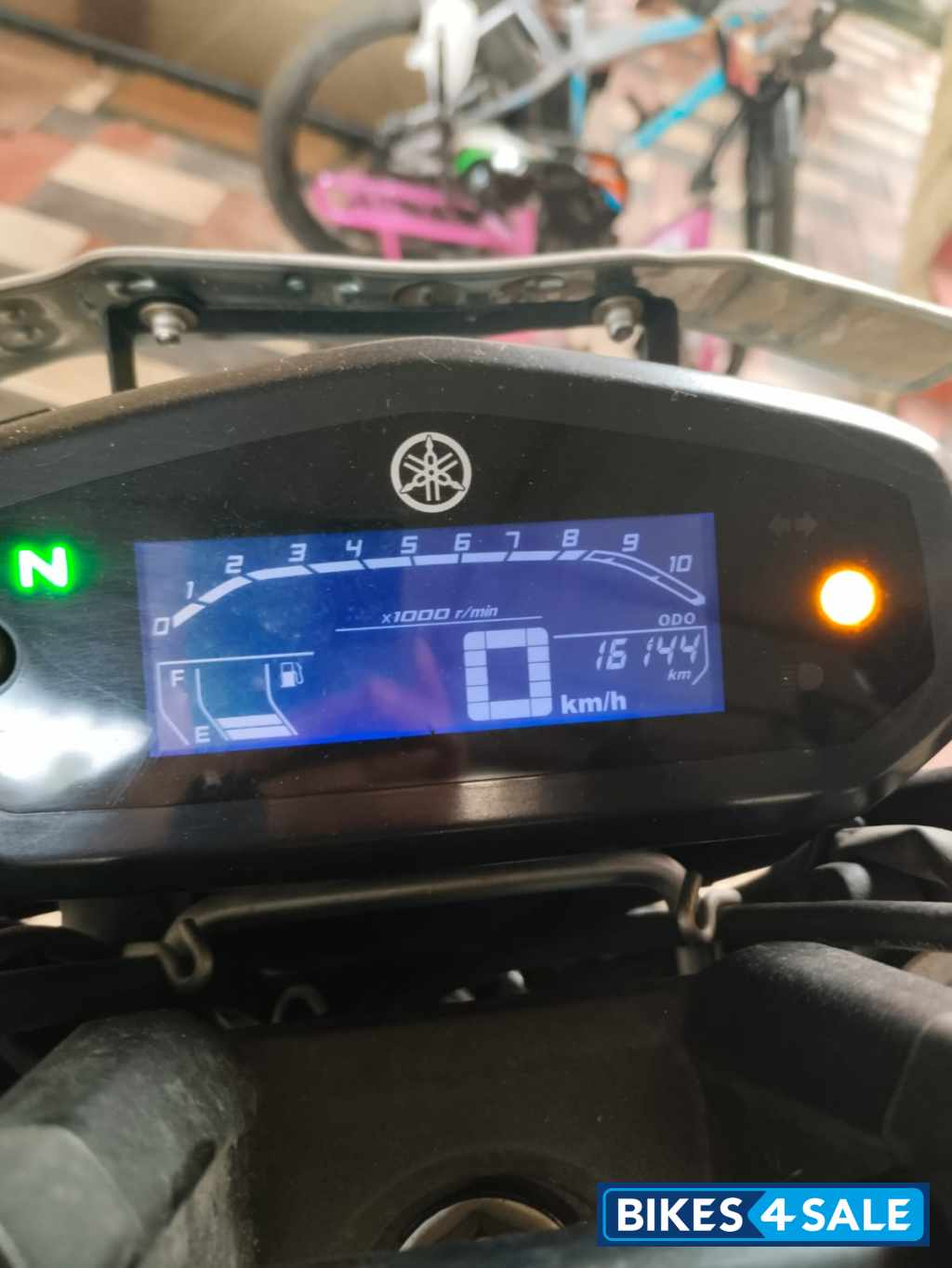 Grey Yamaha FZ-S FI V3 BS6