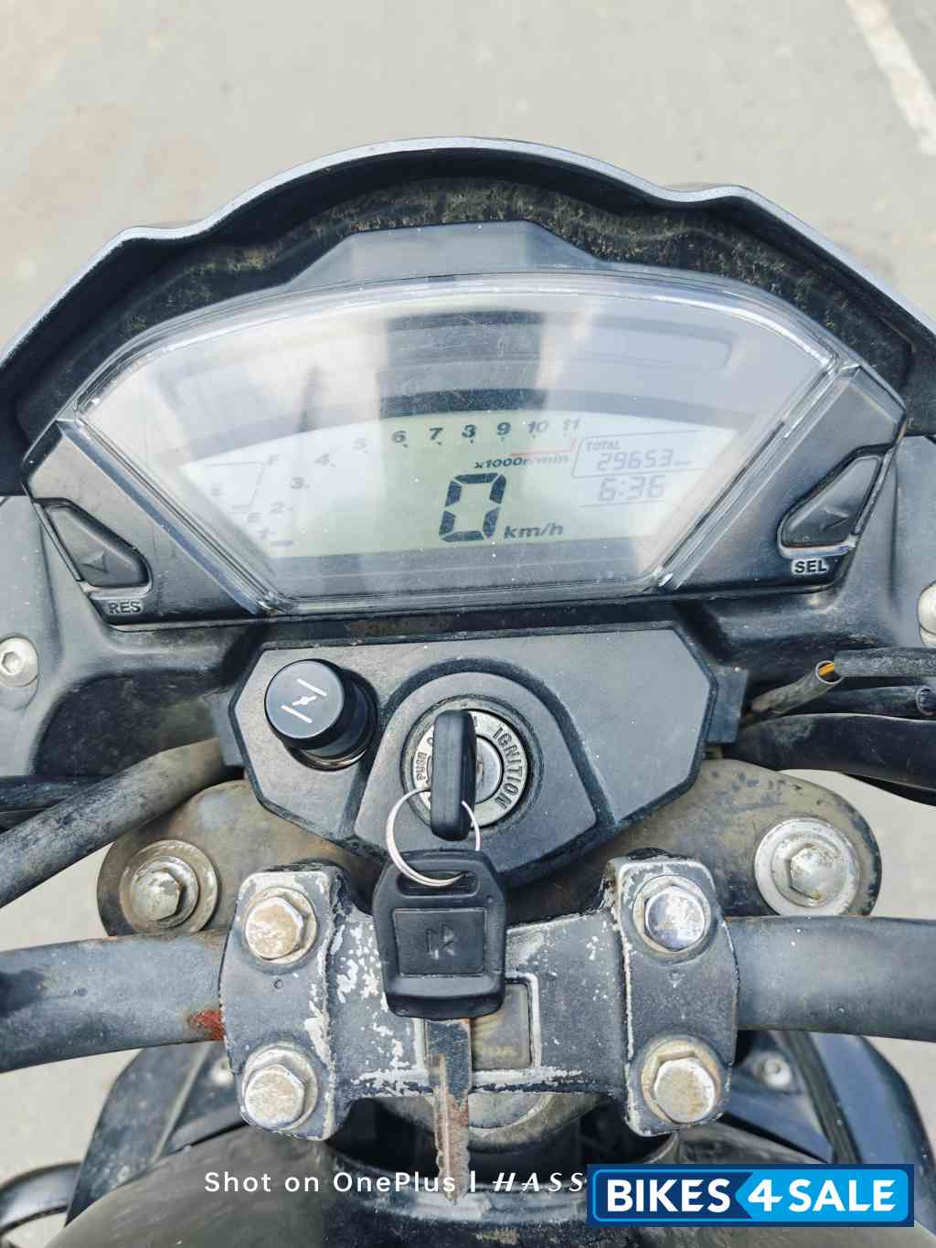 Black Honda CB Trigger