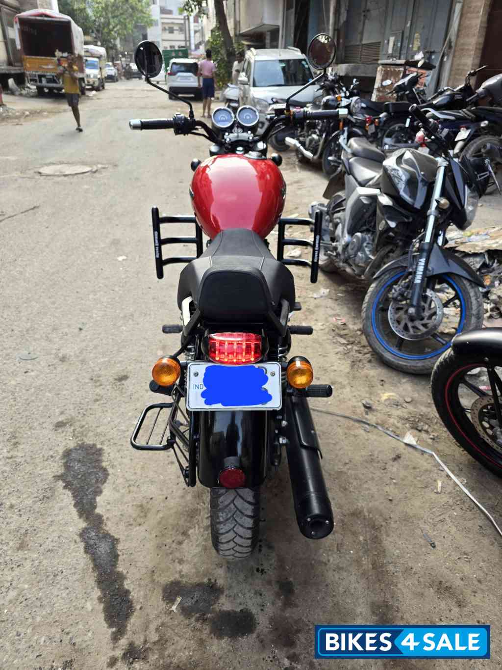 Roving Red And Black Royal Enfield Thunderbird X 350