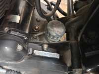 Black Royal Enfield Thunderbird 500