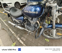 Marine Blue Royal Enfield Thunderbird 500