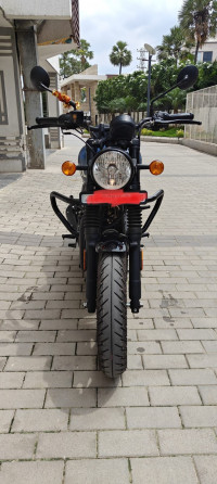 Rebel Blue Royal Enfield Hunter 350 Metro