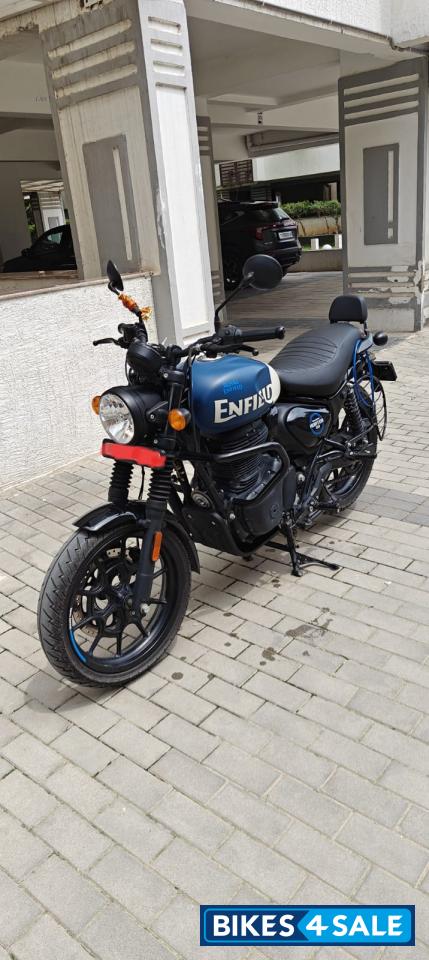 Rebel Blue Royal Enfield Hunter 350 Metro