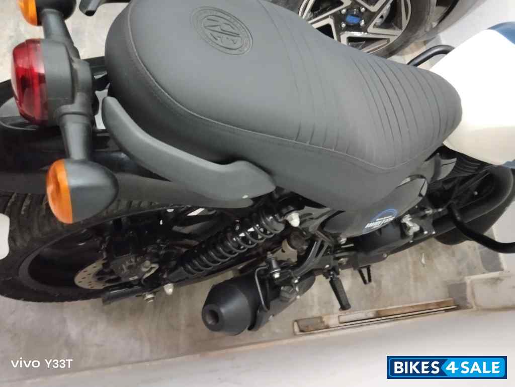 Blue Royal Enfield Hunter 350 Metro