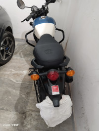 Blue Royal Enfield Hunter 350 Metro