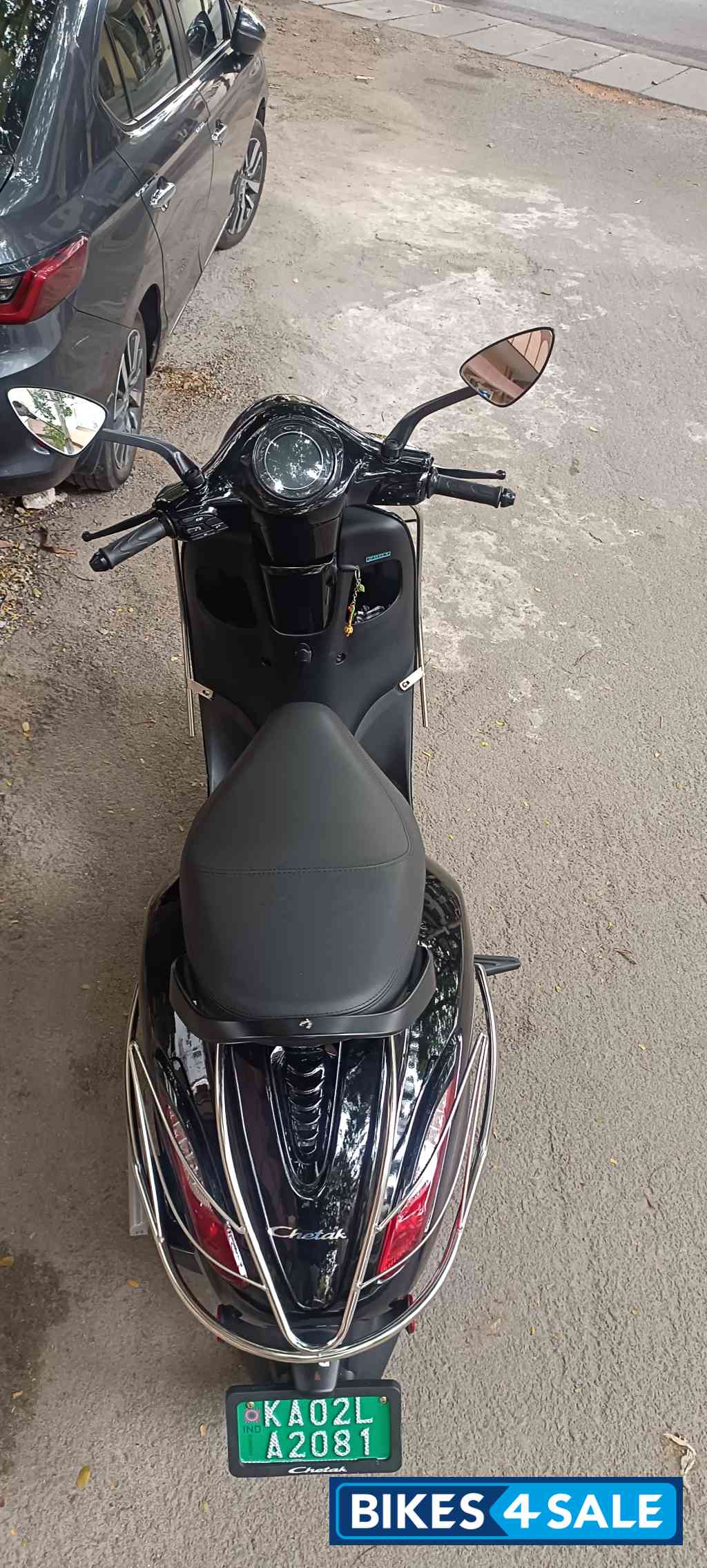 Black Bajaj Chetak Blue 2901 Tecpac