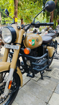Army Colour Royal Enfield Classic 350 Single Channel BS6