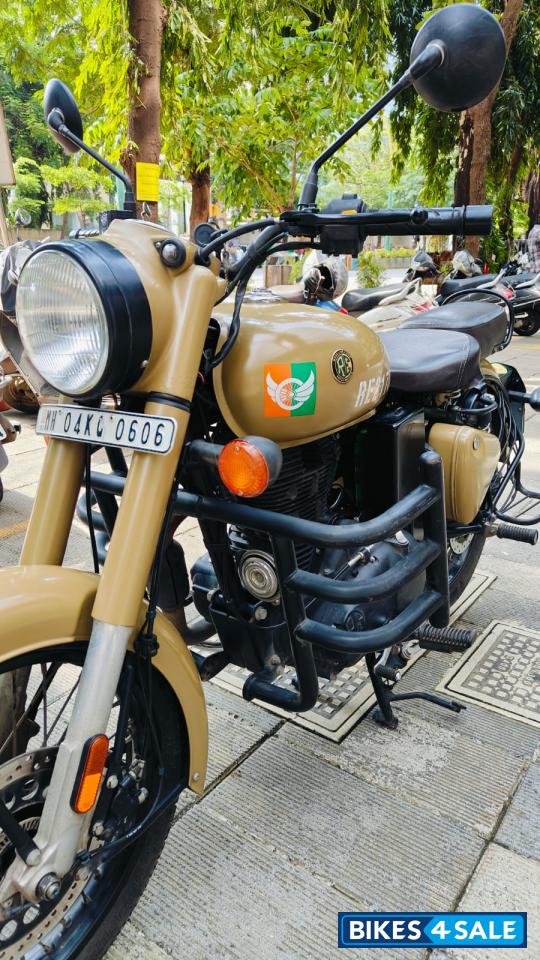 Army Colour Royal Enfield Classic 350 Single Channel BS6