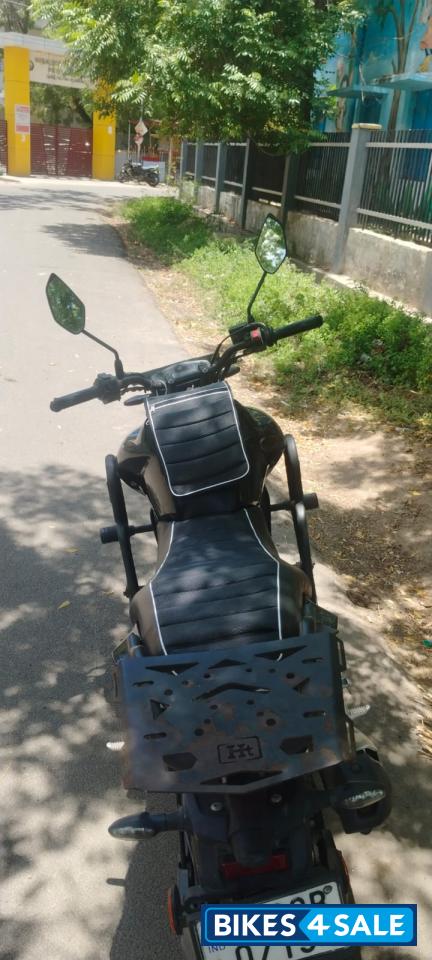 Black Yamaha FZ-S FI V3 BS6