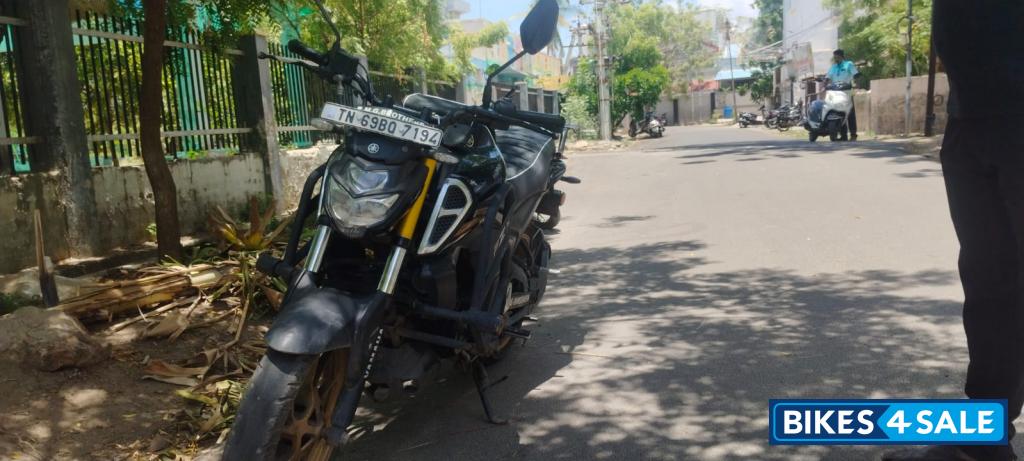 Black Yamaha FZ-S FI V3 BS6