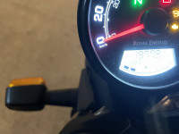 Factory Black Royal Enfield Hunter 350 Retro