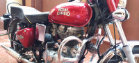 Red Royal Enfield Bullet Electra