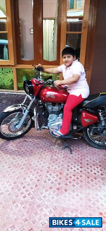 Red Royal Enfield Bullet Electra