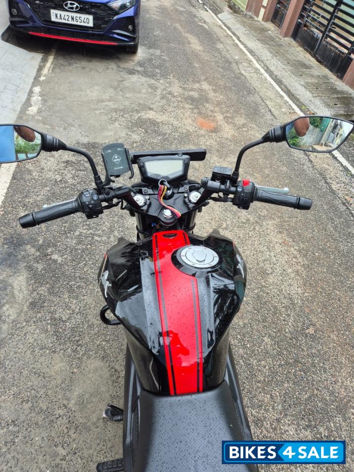 Black With Red TVS Apache RTR 200 4V 2020