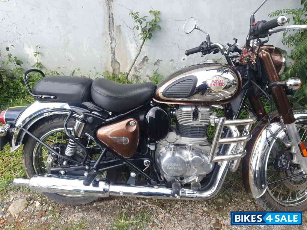 Chrome Bronze Royal Enfield Classic 350 Dual Channel BS6