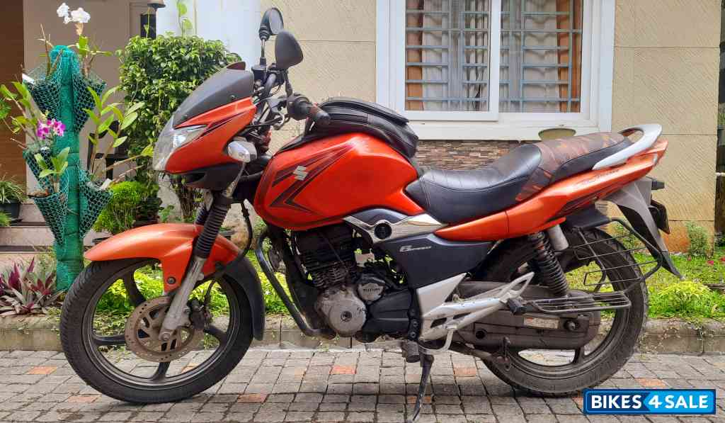 Orange Suzuki GS 150R