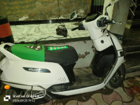 White TVS iQube Electric
