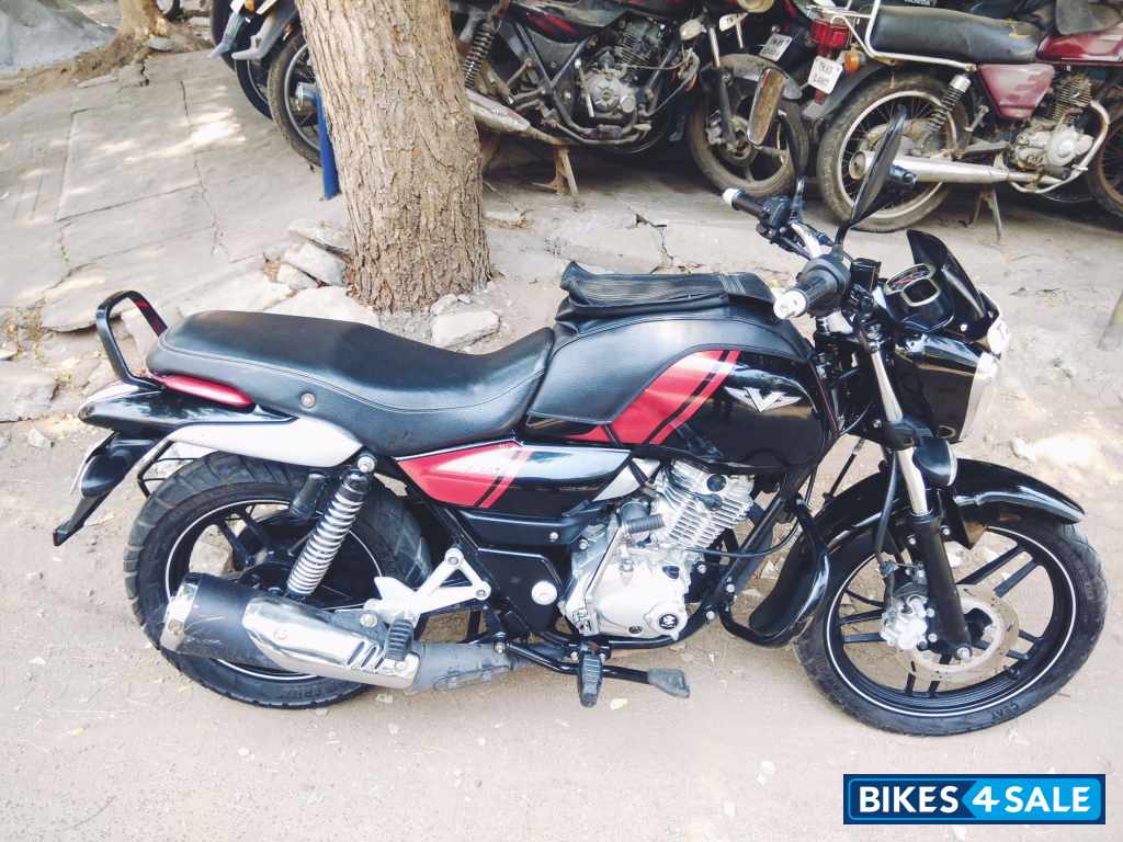 Black And Red Bajaj V15