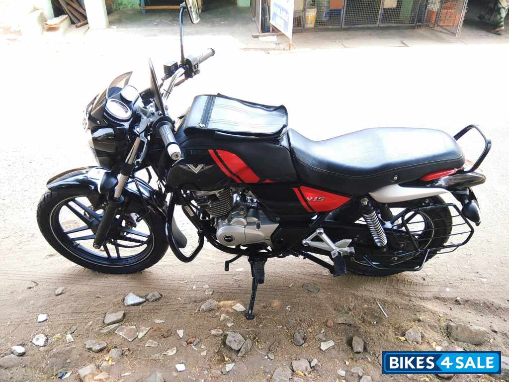 Black And Red Bajaj V15