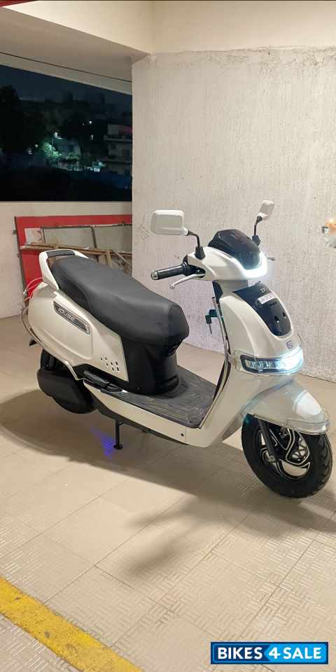 White TVS iQube Electric