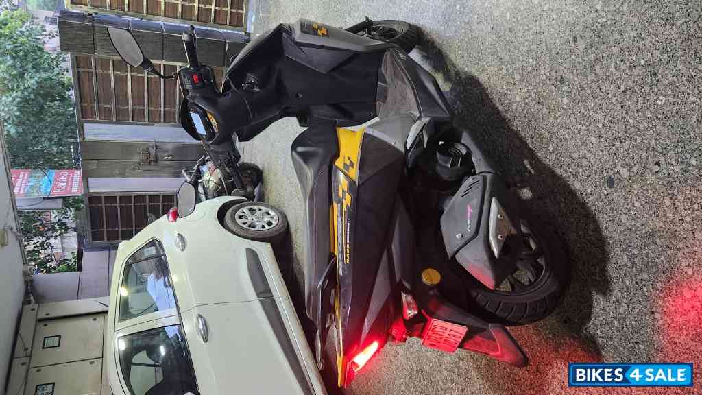 Yellow & Black TVS NTORQ 125 Race Edition