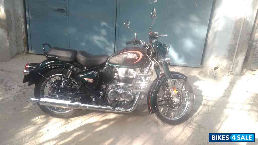 Halcyon Green Royal Enfield Classic 350 Dual Channel BS6