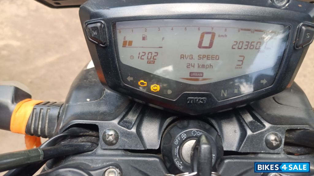 Black TVS Apache RTR 200 4V ABS