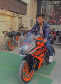 Orange And Black KTM RC 200