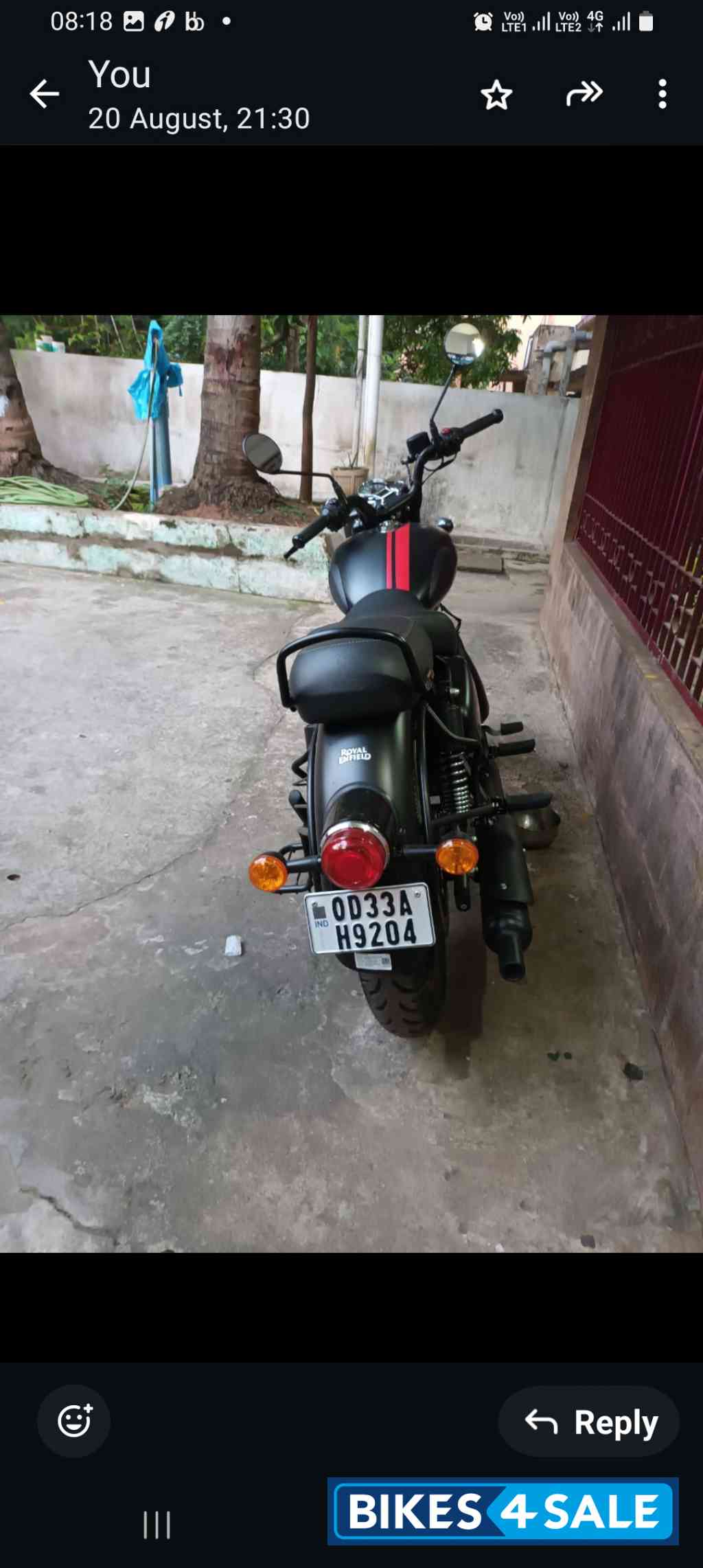 Royal Enfield Classic Stealth Black