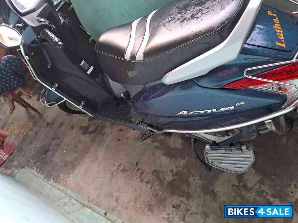 Blue Honda Activa 6G Dlx