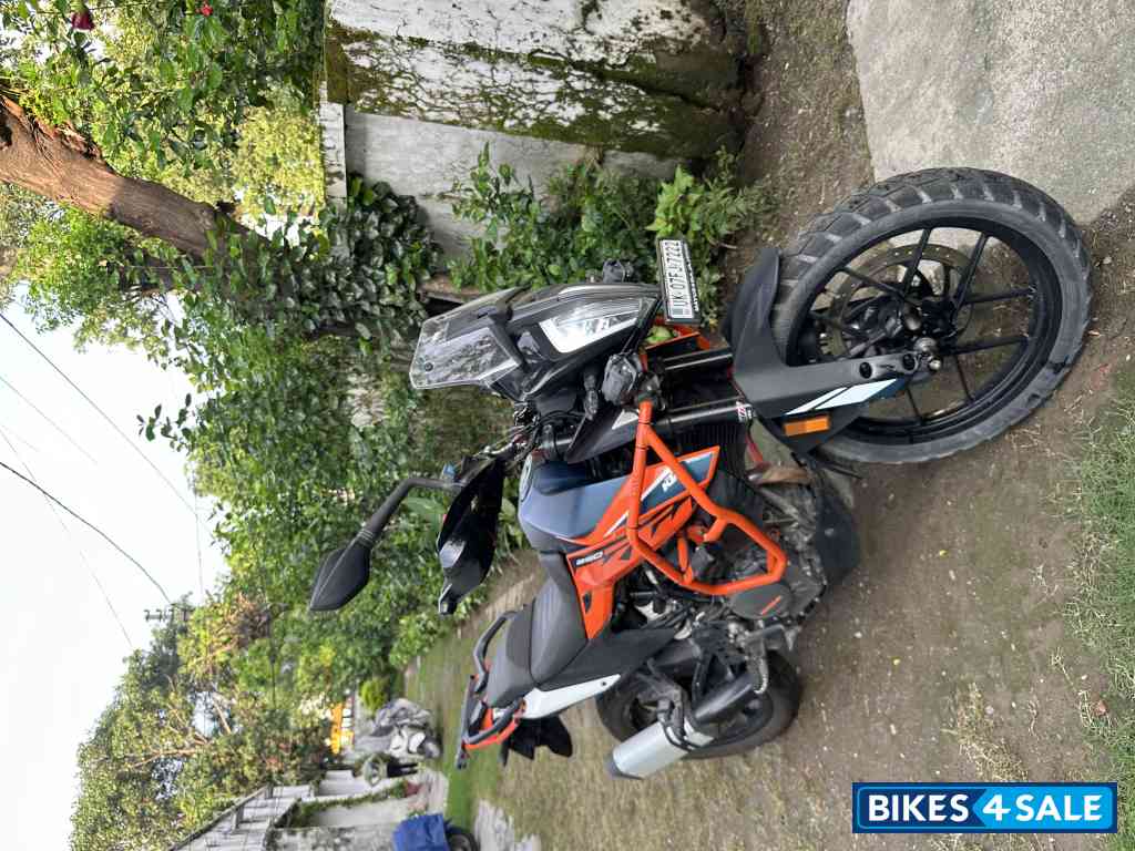 Orange & Dark Blue KTM 390 Adventure 2023