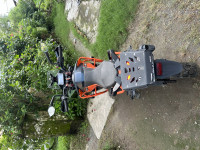 Orange & Dark Blue KTM 390 Adventure 2023