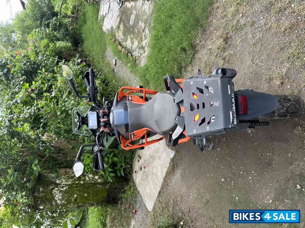 Orange & Dark Blue KTM 390 Adventure 2023