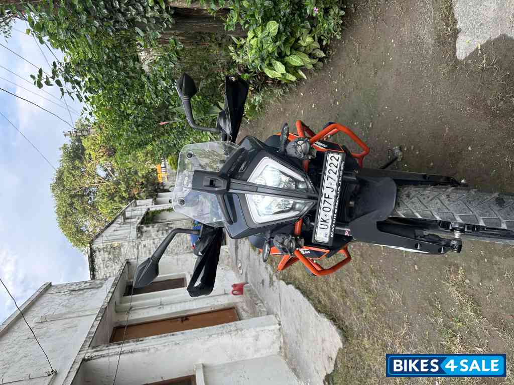 Orange & Dark Blue KTM 390 Adventure 2023