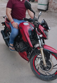 Matt Red TVS Apache RTR 200 4V