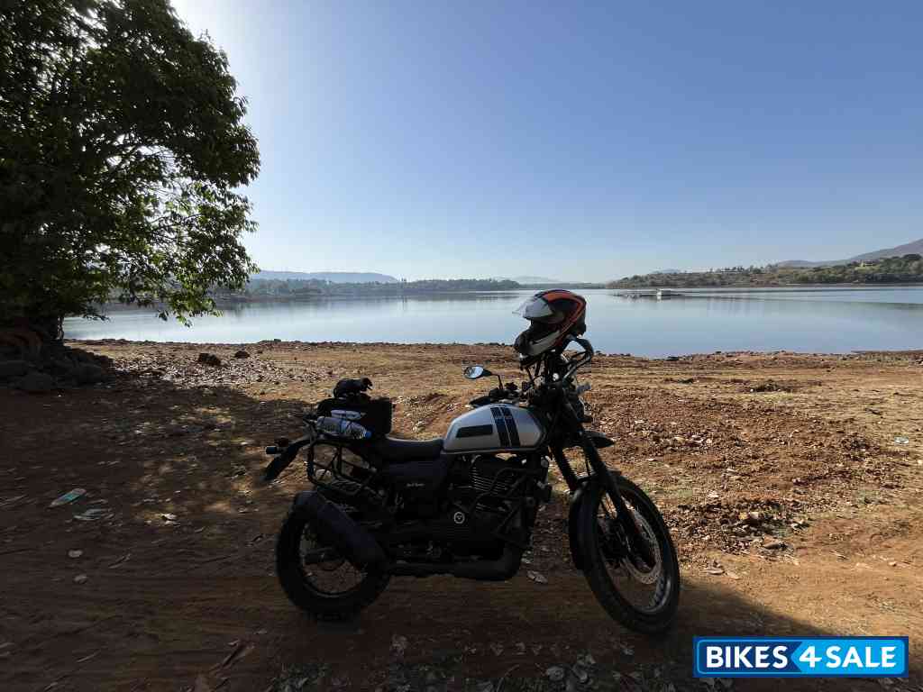 Slick Silver Yezdi Adventure Matte