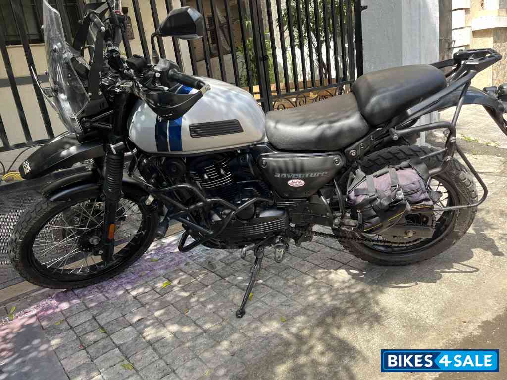 Slick Silver Yezdi Adventure Matte