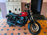 Inferno Red Yezdi Roadster Dark