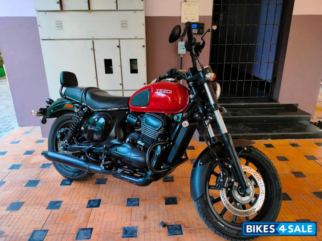 Inferno Red Yezdi Roadster Dark