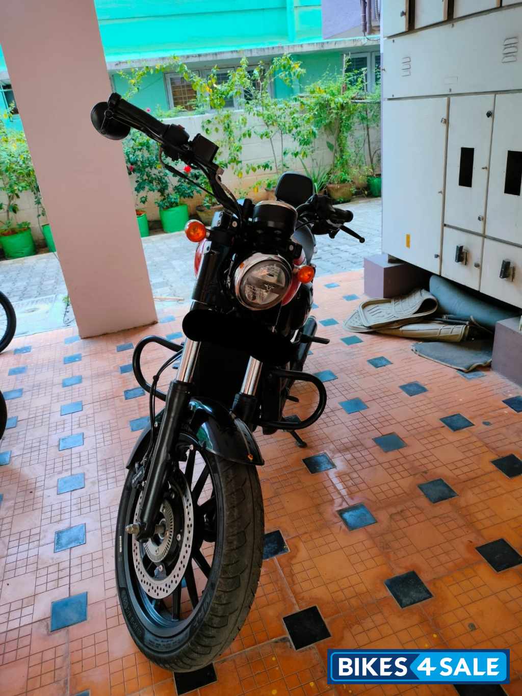 Inferno Red Yezdi Roadster Dark