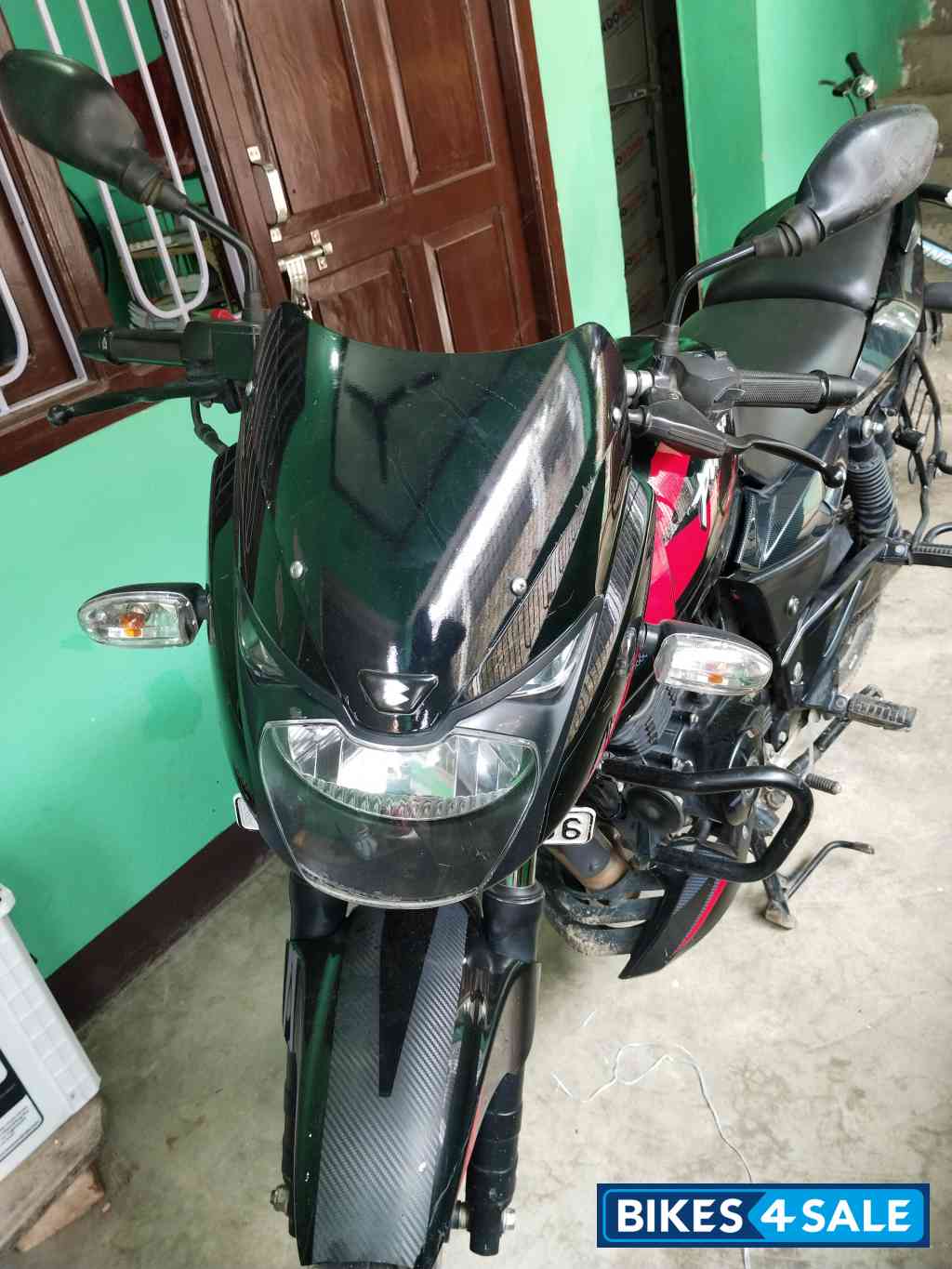Black And Red Bajaj Pulsar 150 Twin Disc BS6